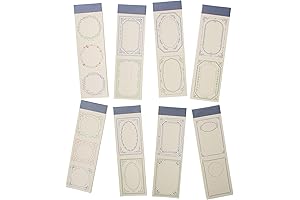 400 Pcs Vintage Label Papers: Adhesive Scrapbooking & Decoupage Set