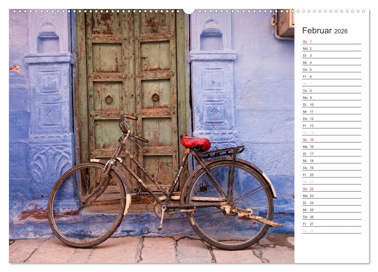 Farbenfrohes aus Indien (Wandkalender 2026 DIN A2 quer), CALVENDO Monatskalender: Das unglaubliche Indien in seiner ganzen bunten Farbenpracht. (CALVENDO Orte)