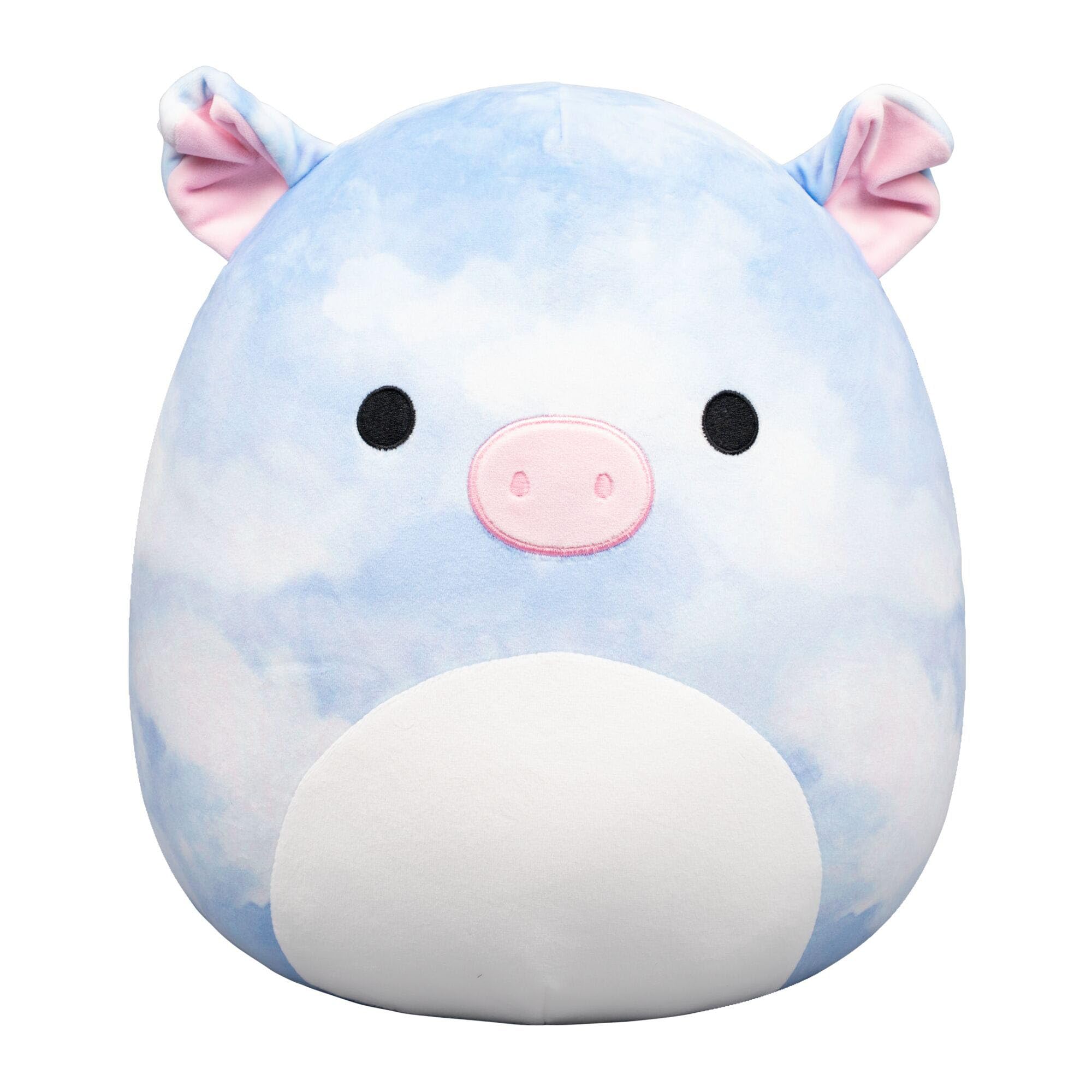 Squishmallows Original 12-Inch Nisbet the Blue Tie Dye Pig - Official Jazwares Plush