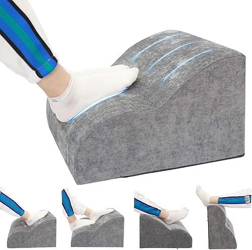 Miniatura 11 de Reposapiés para debajo del escritorio en el trabajo. Taburete de tres niveles multifuncional, con reposapiés lavable. para debajo del escritorio,