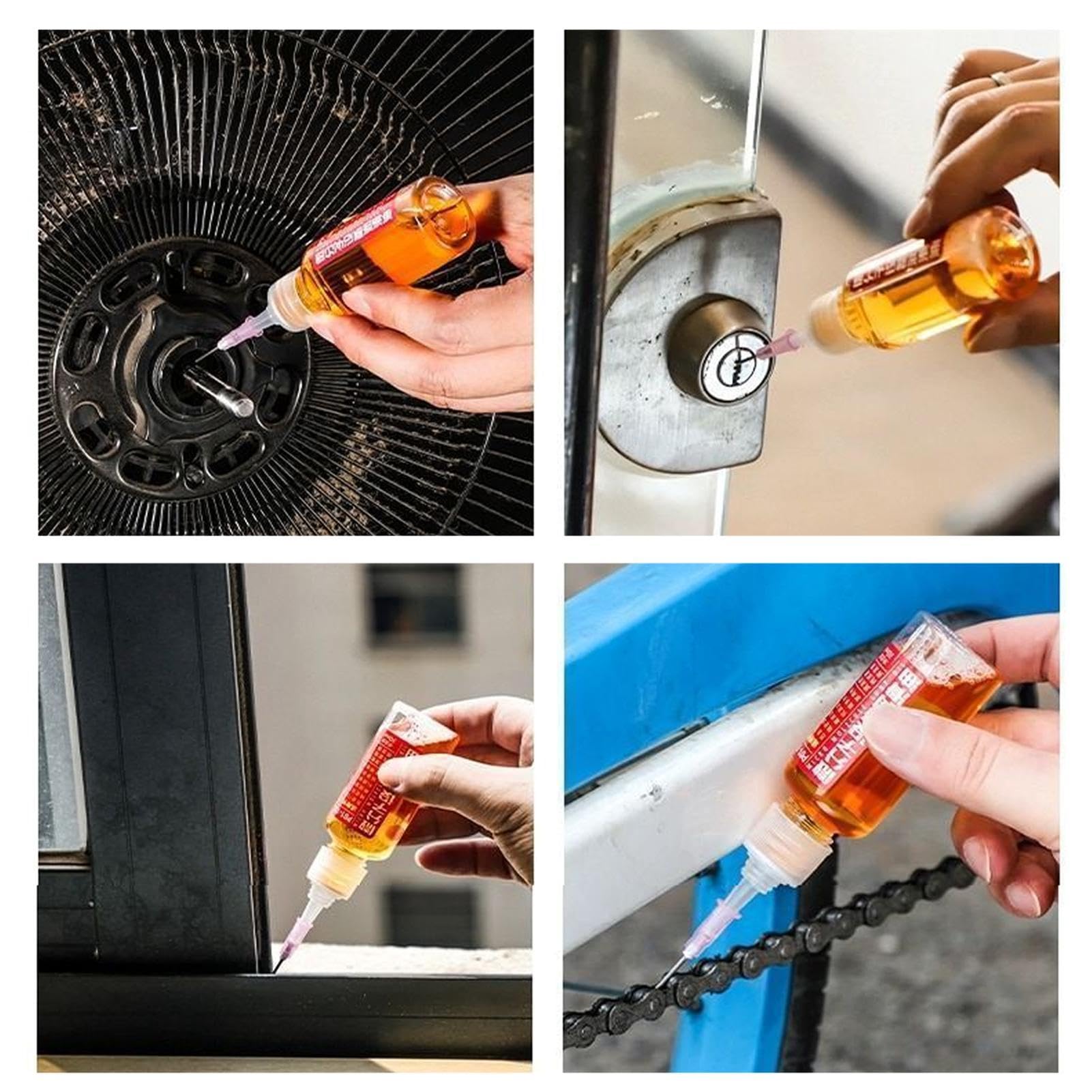 Olio Lubrificante per Catene Ecologico ad Alte Prestazioni - 60 ml per Motoseghe, Forniture Domestiche Multiuso Resistenti all'Usura, Detergente Antiruggine