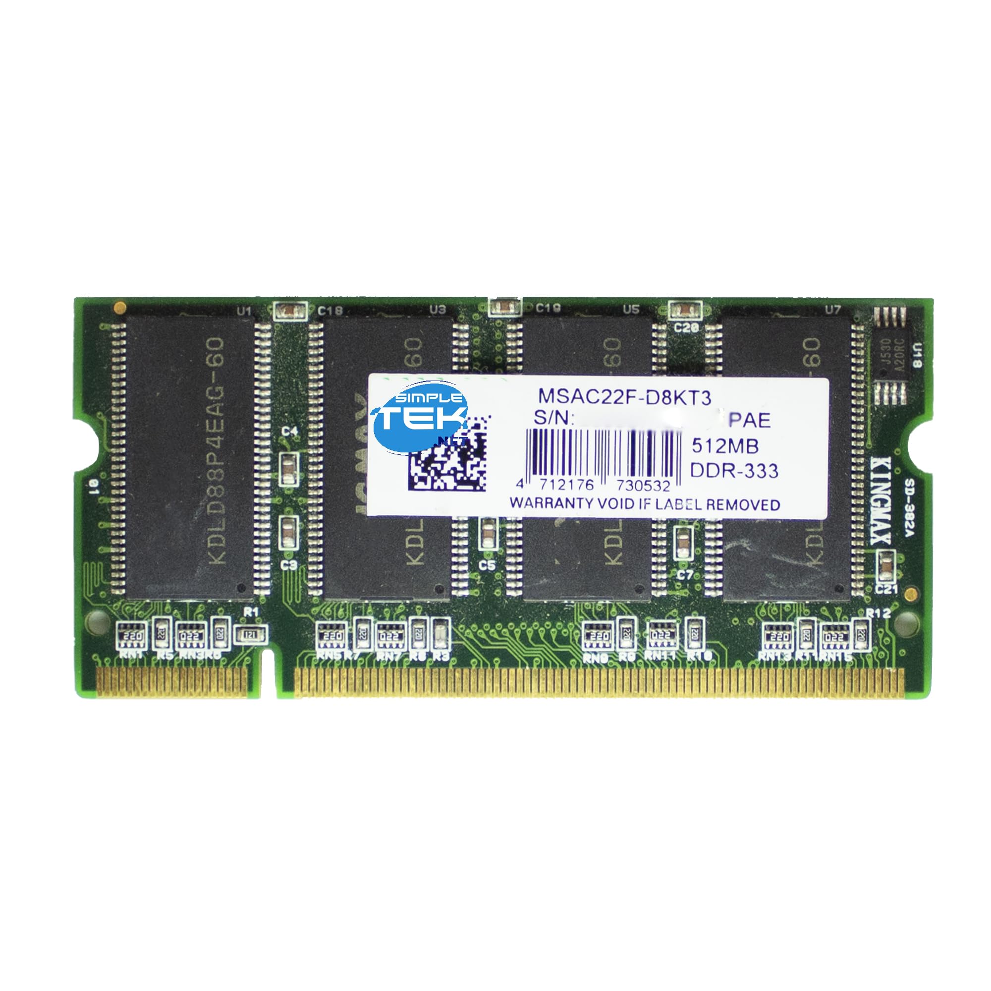 512MB Memoria RAM EMachines M5412 (PC2700 512MB Memoria RAM EMachines M5412 (PC2700