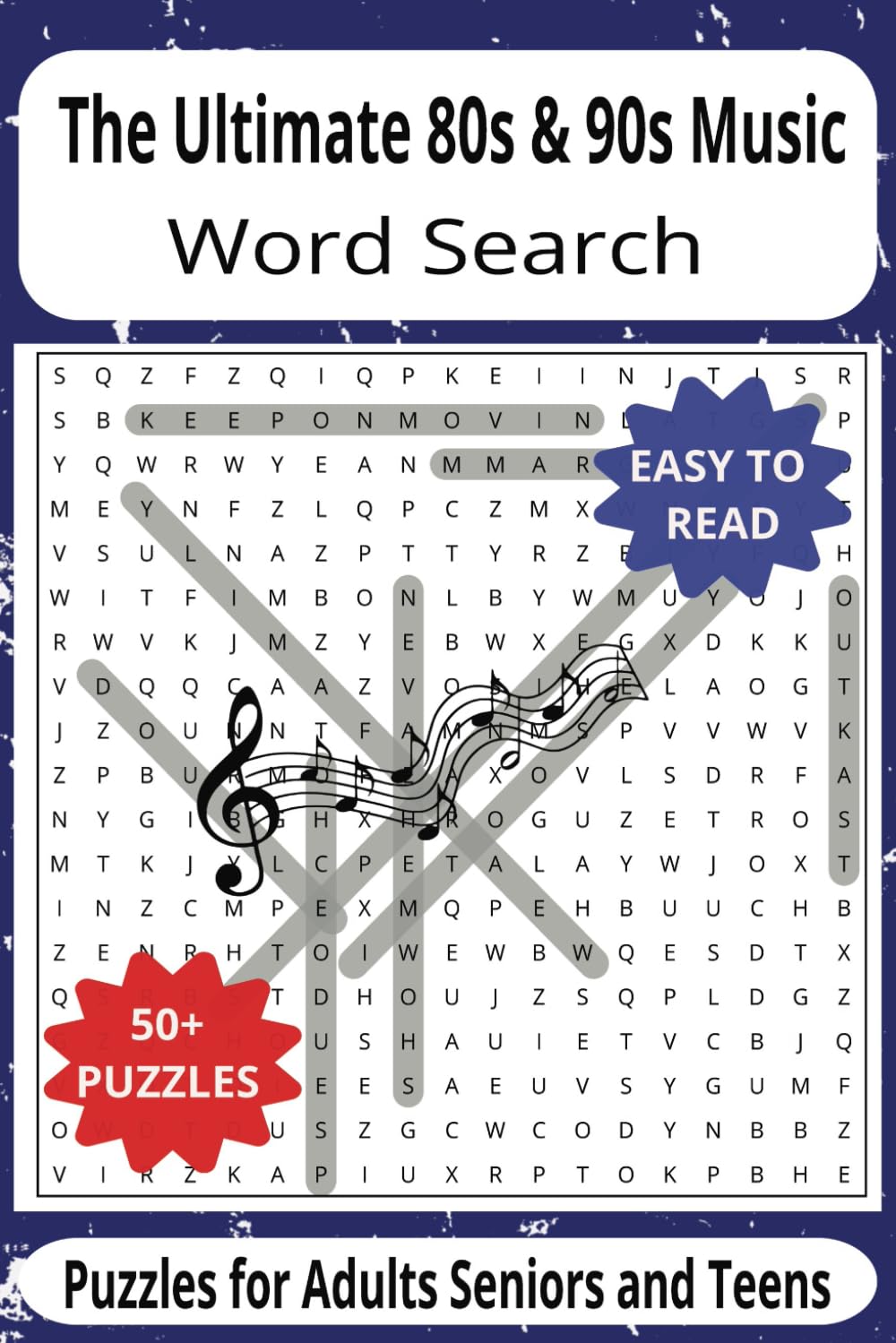 The Ultimate 80s & 90s Music: Word Search Extravaganza