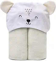 Papi Toalha De Banho Atoalhada Mami Bichuus Forrada C/ Capuz Bordado Para Bebê 90Cm X 80Cm Contém 01 Unidade