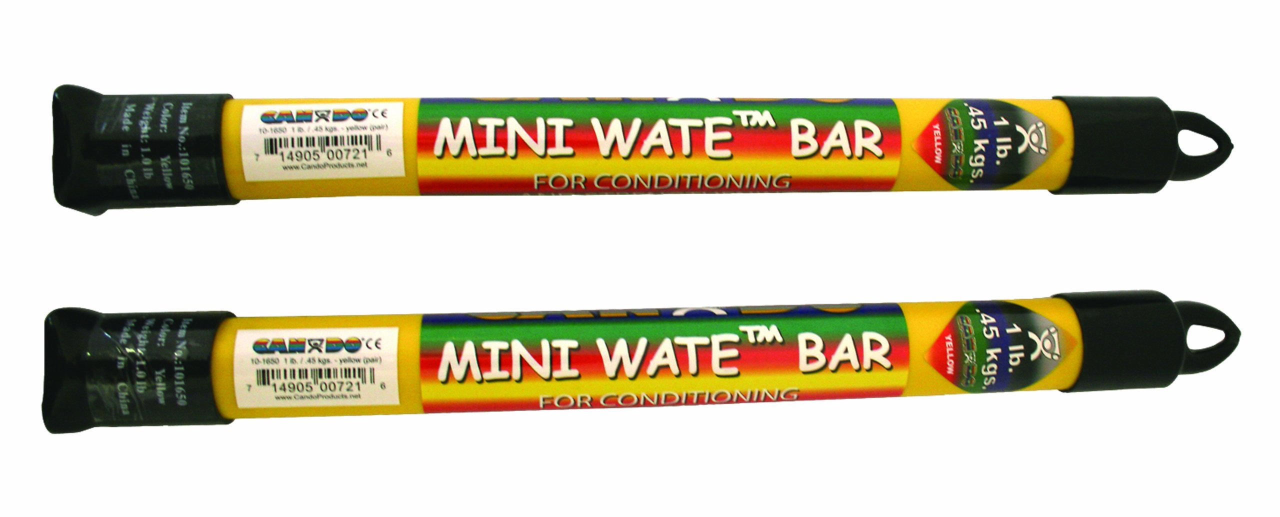 Cando 10-1650 Mini Wate Bar Pair, 14" Length, 1 lbs Weight
