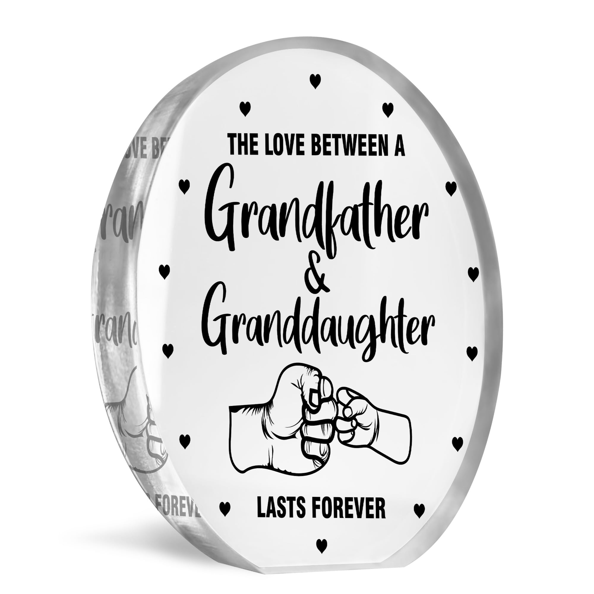 Red Ocean Gift For Grandad Birthday Christmas Grandfather Granddaughter Love Lasts Forever Plaque Granddaughter Gift Birthday Christmas Best Friend Grandad Gift For Him Her Keepsake