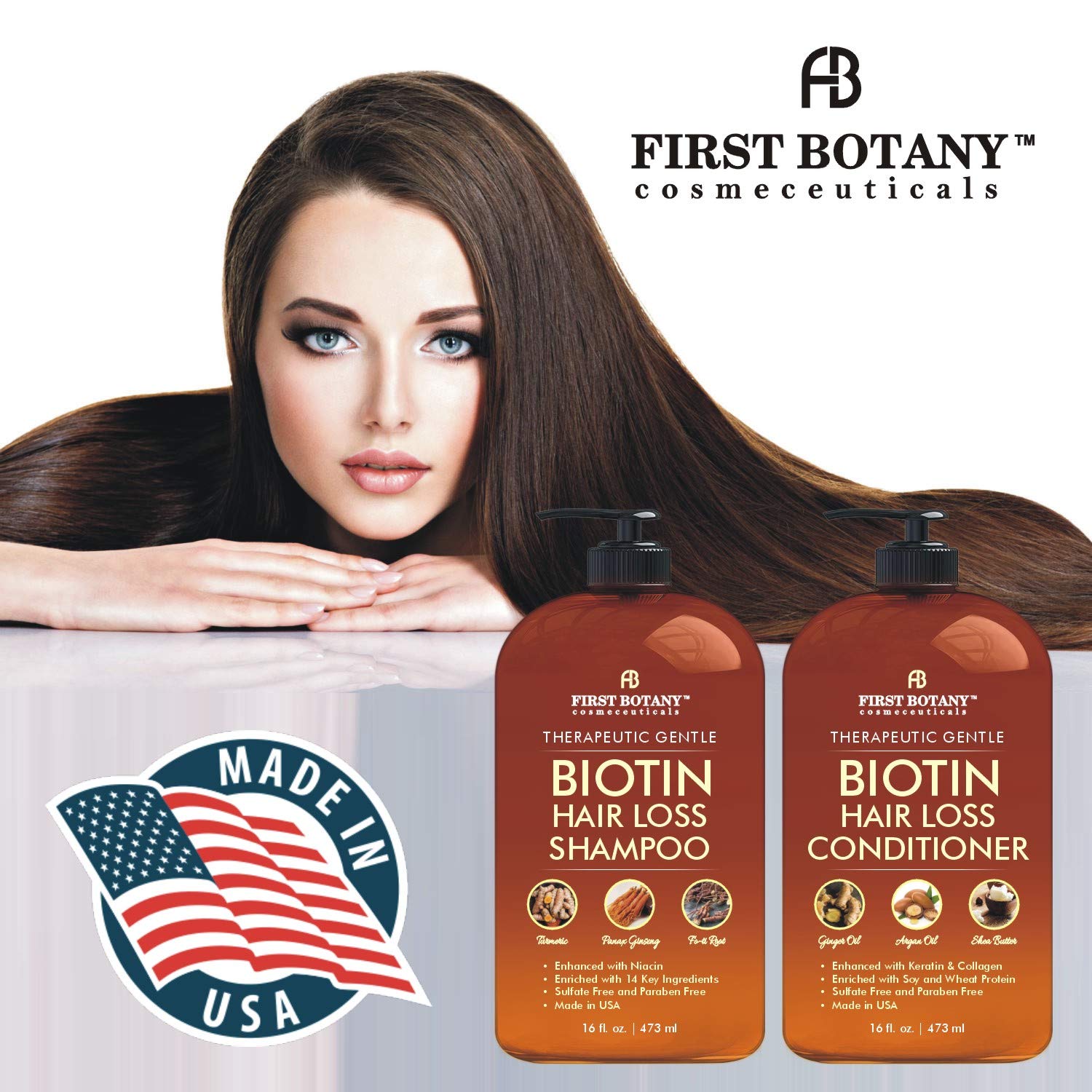 Buy Hair Growth Shampoo Conditioner Set An Anti Hair Loss Biotin