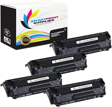 104 0263B001AA Black Compatible Toner Cartridge Replacement for FaxPhone L90 L100 L120 L140 L160, D420 D480 Printers 2,000 Pages- 4 Pack