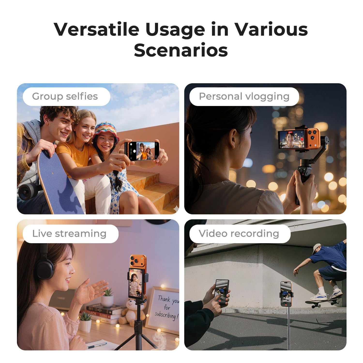 K&F CONCEPT 5-calowy bezprzewodowy monitor do selfie, magnetyczny monitor 4K o zasięgu 50 m do vlogowania, kompatybilny z telefonami iPhone, Samsung i Android