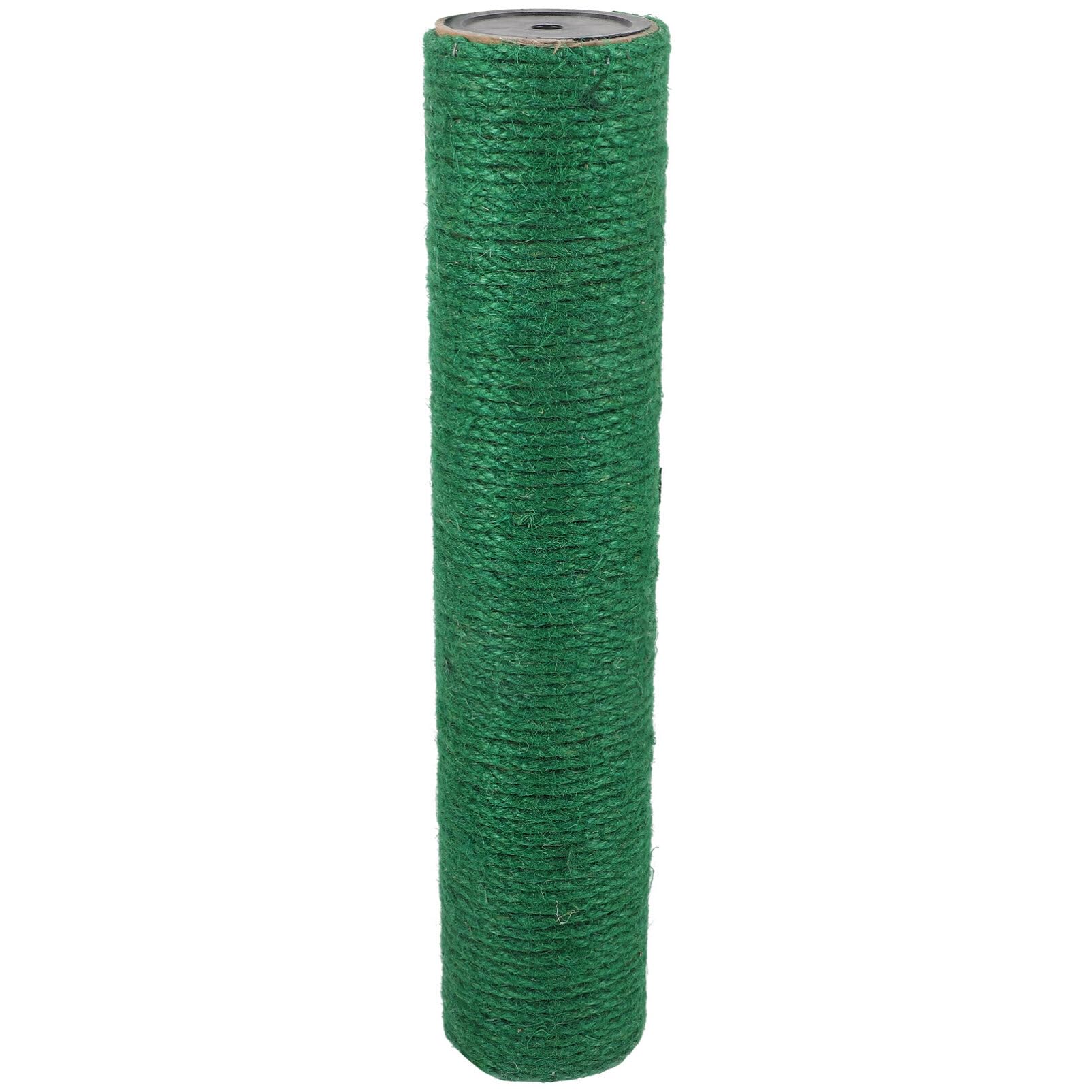 POPETPOP Cat Scratching Post Replacement, Natural Sisal Cat Scratching Pole Cats Claw Scratcher Kitten Scratching Tree Refill Pole Parts for Indoor Kittens Tower Green