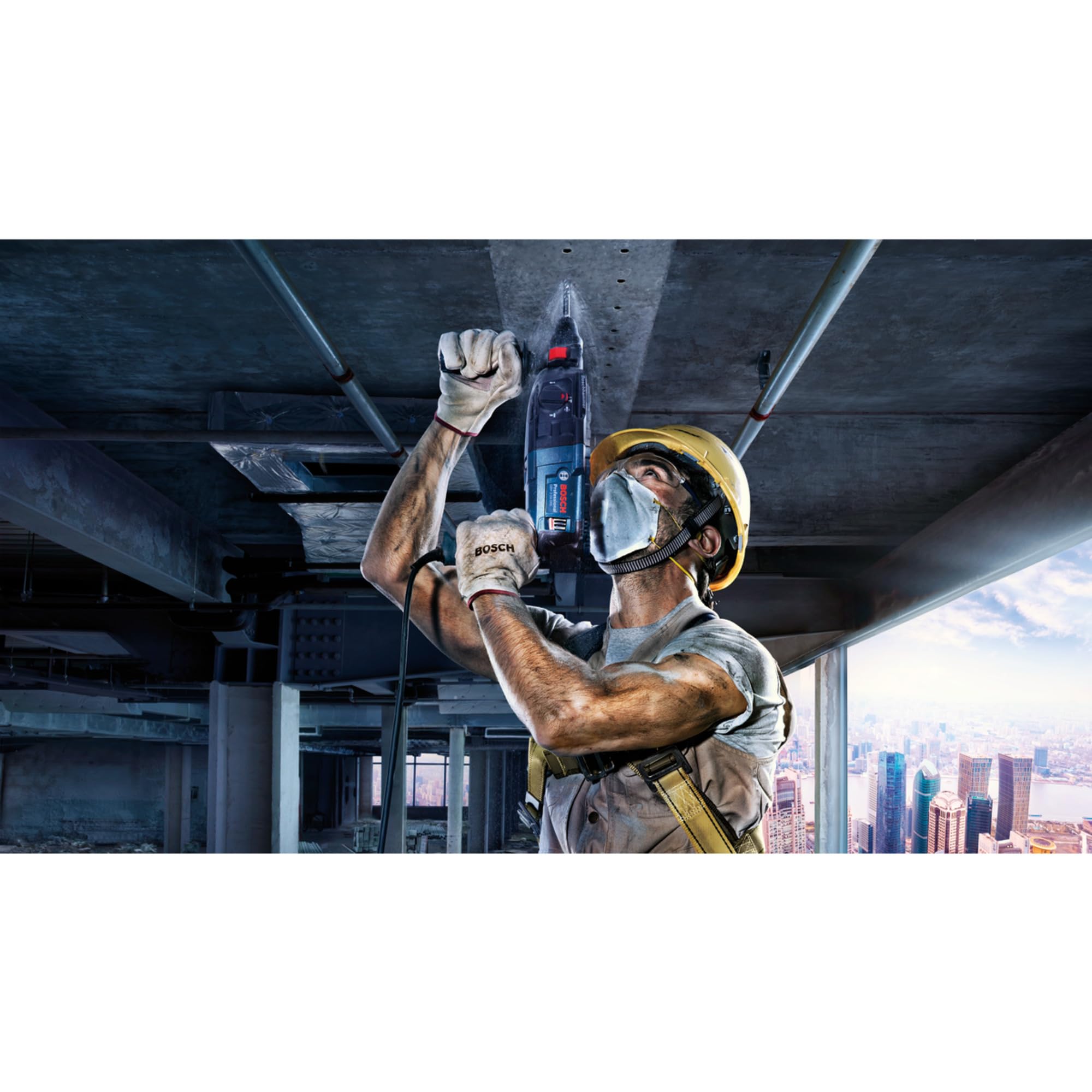 Bosch Professional Martello perforatore GBH 240 (con SDS plus, 790 W, incl. impugnatura supplementare, asta di profondità 210 mm, valigetta)