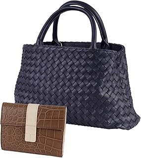 [ヒデオワカマツ] 福袋 二つ折り財布 トートバッグ 選べる 財布1点・バッグ1点 2点セット クロコ ラム エキゾチックレザー レディース 本革 婦人 革製品