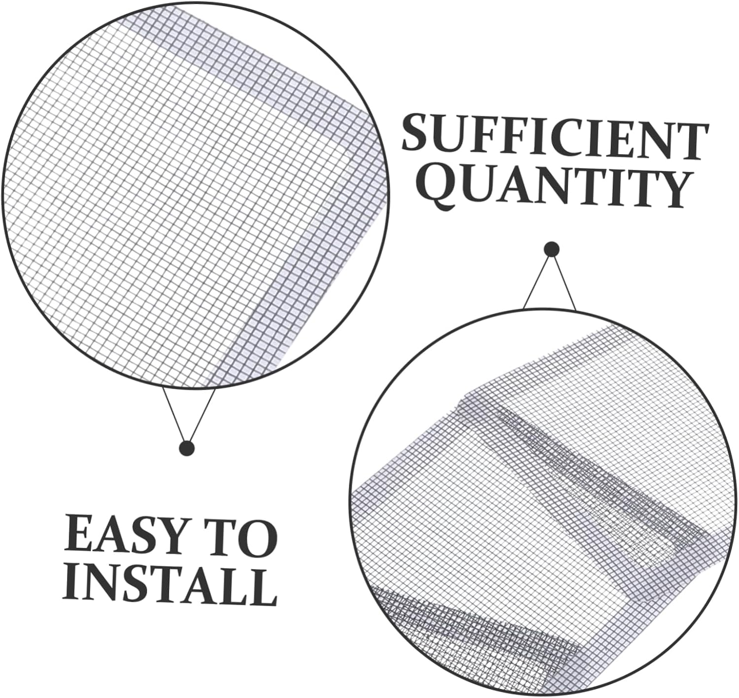 1Set Window Screen Repair Pads Adhesive Patch Kit for of Holes Window Door Screens Easy to Install Durable Material White Screen Repair Stickers