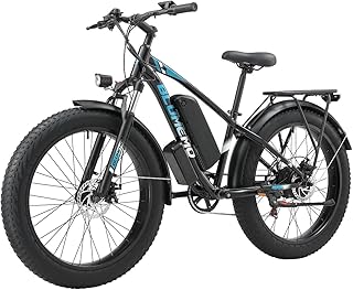 BLUMEMO Electric Bike for Adults 1000W Motor 13A 48V Electric Bicycle 26" x 4"Fat Tire E-Bikes for Adults, 31MPH Adult Electric Bike, e Bike with 7-Speed Shifting, UL GCC Certificate