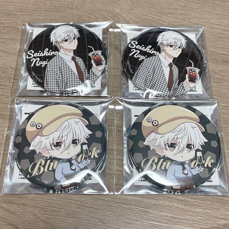 ブルーロックAnimax Cafe+ 凪誠士郎 缶バッジ