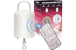Disco Ball Ornament Spinner Motor, 2-Direction, 3 Speeds, Remote Control