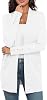 VIISHOW Women Cardigan Sweater Lightweight Open Front Long Sleeve Soft Fine Knit Casual Trendy Kimono Cardigans with Pockets