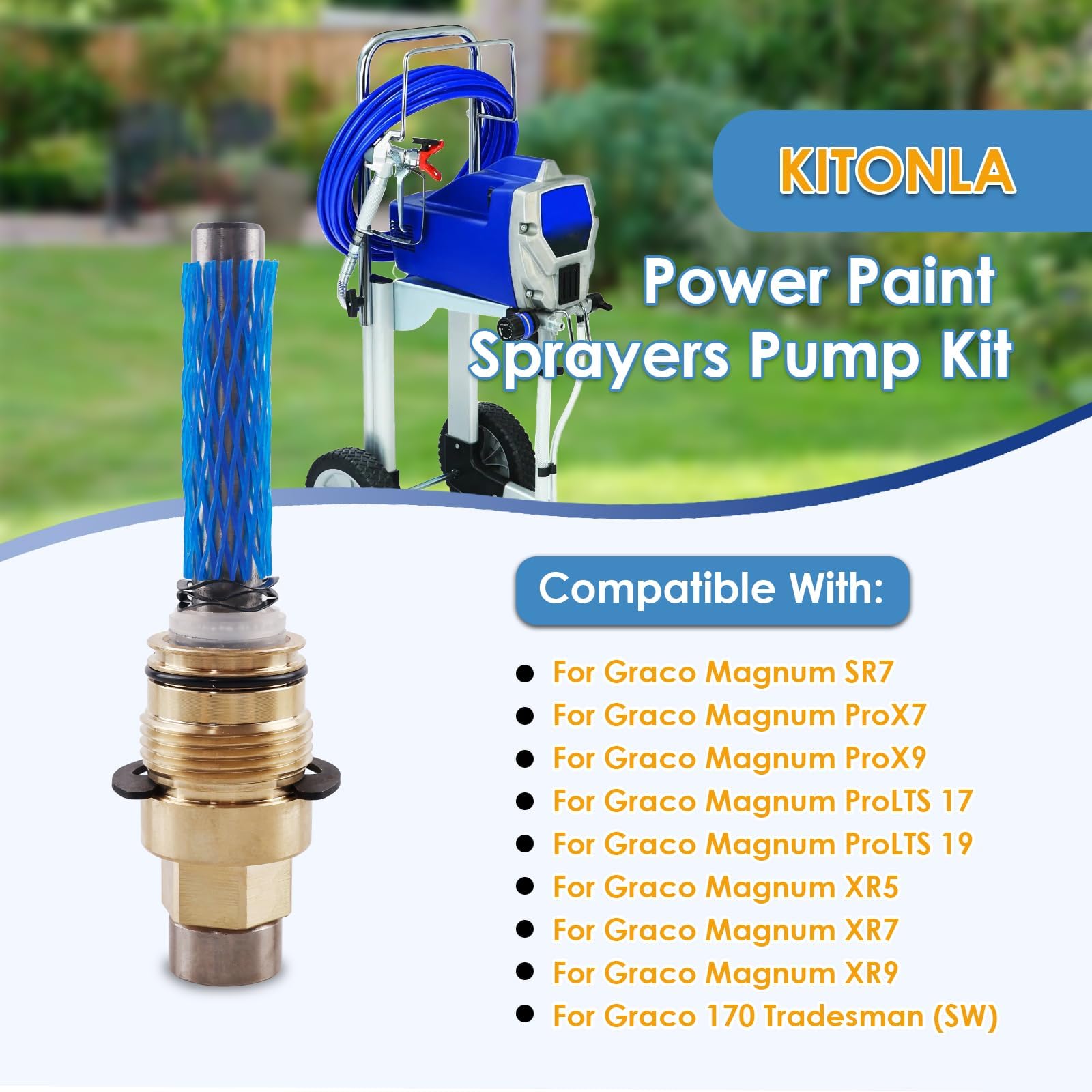 TRiNiDAD 【KID Steel】 KITONLA 288-818 Pump Packing Repair Kit, Compatible with