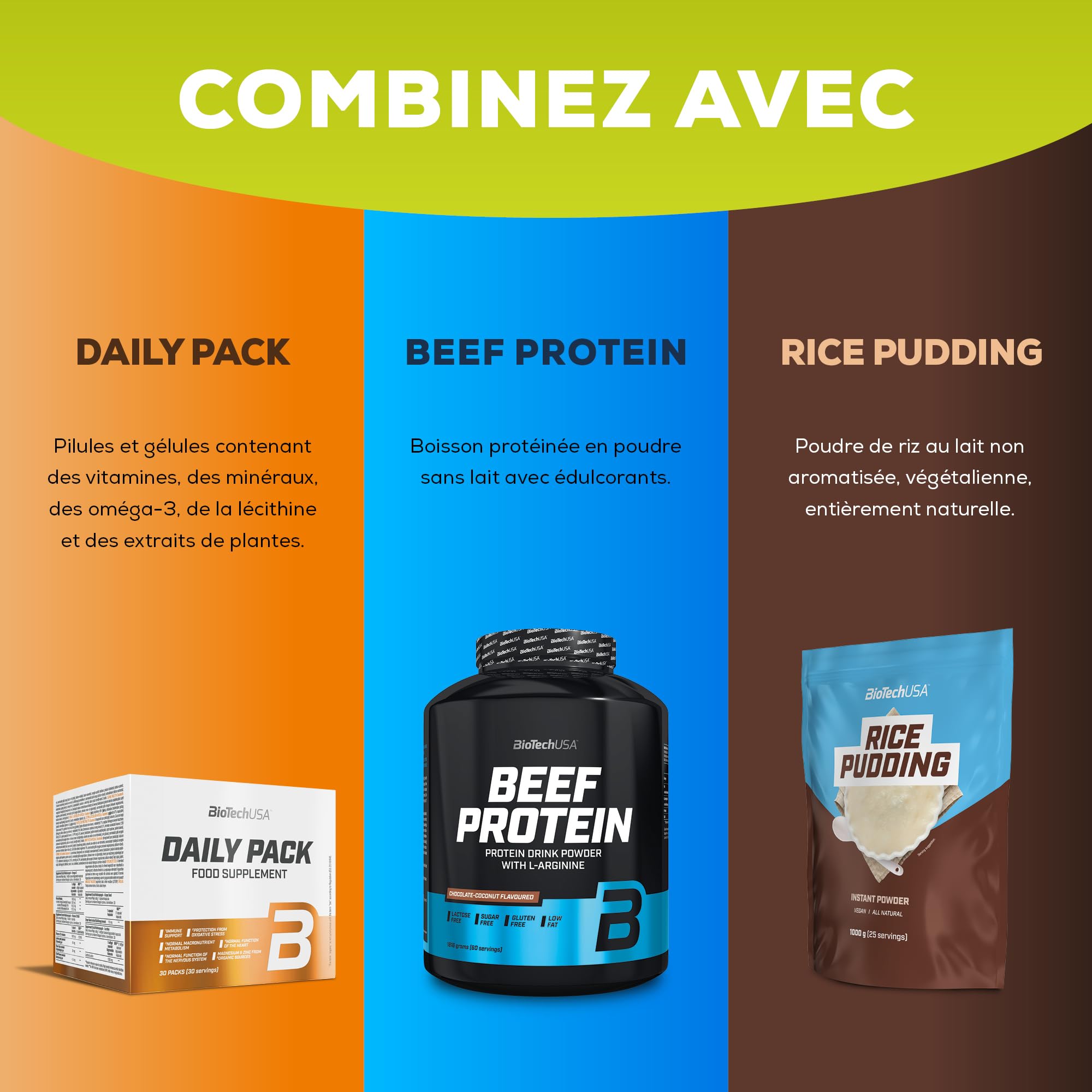 BioTechUSA Crea Zero | Créatine en poudre sans sucre | BCAAs, vitamines et minéraux ajoutés, 320 g, Orange