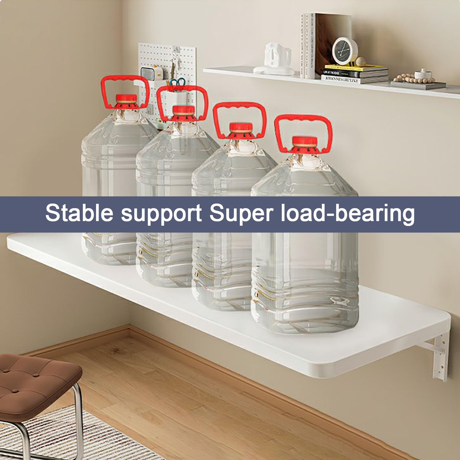 Składany stół jadalny do kuchni, pralni, łazienki, sypialni(Yellow,50x120cm19.7x47.2in)