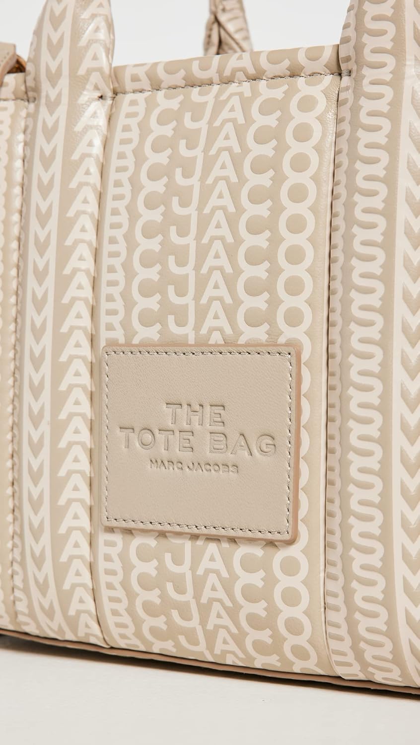 Marc Jacobs Women's The Small Tote, Khaki, Tan, Print, One Size