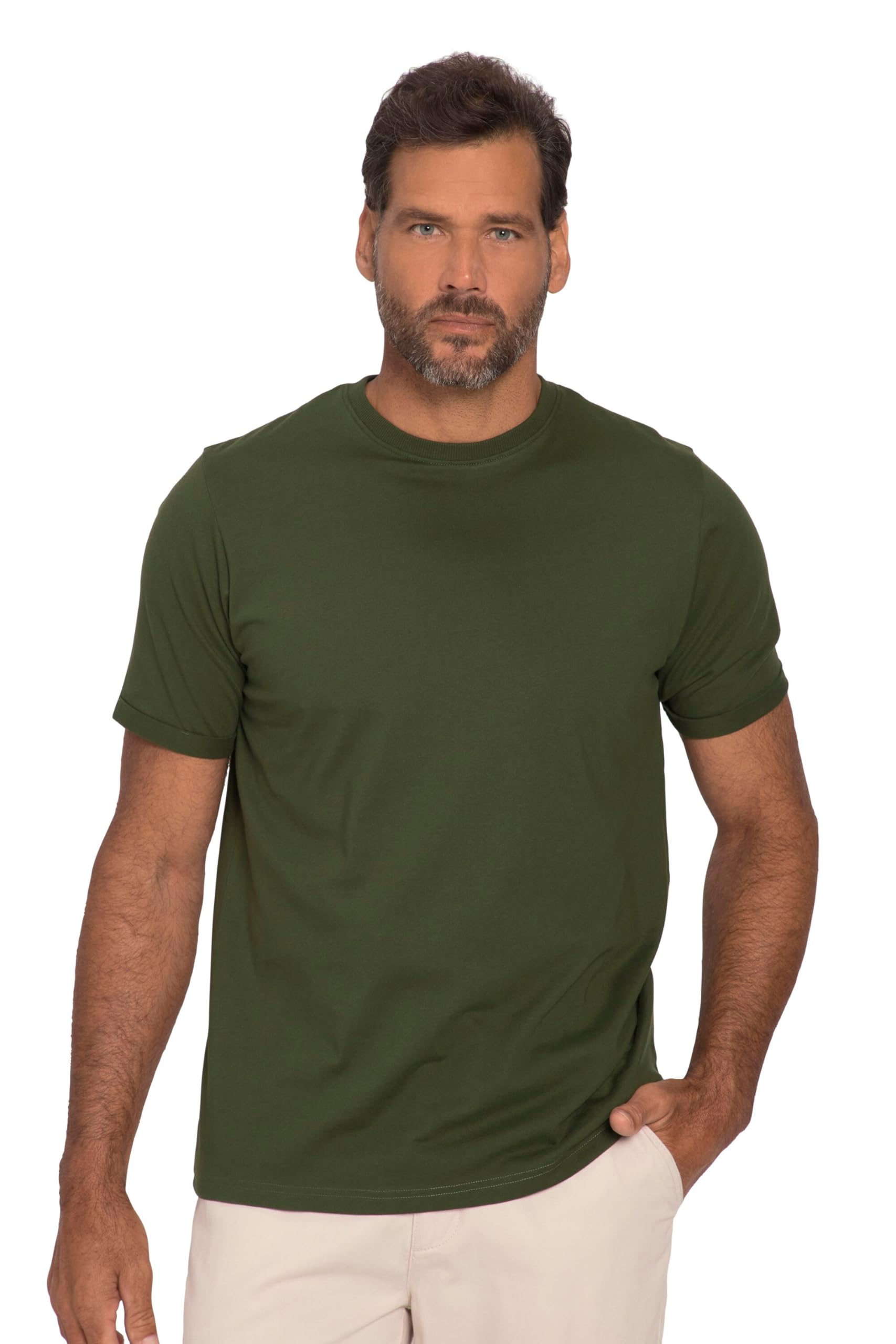 Doppelpack T-Shirt für Herren, Rundhals in Premium Baumwollqualität – SHOP