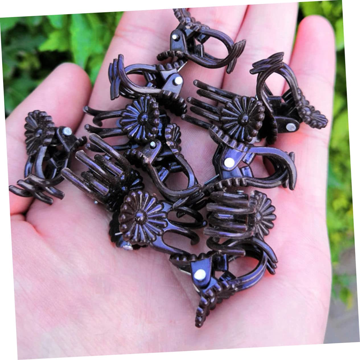 Abaodam 2 Sätze Teiliges Set Pflanzenklemmen Für Kletterpflanzen Phalaenopsis Halterungen Mit Clips Und Eisenstützen Zur Unterstützung Und Fixierung Von Pflanzen 20 Stück * 2