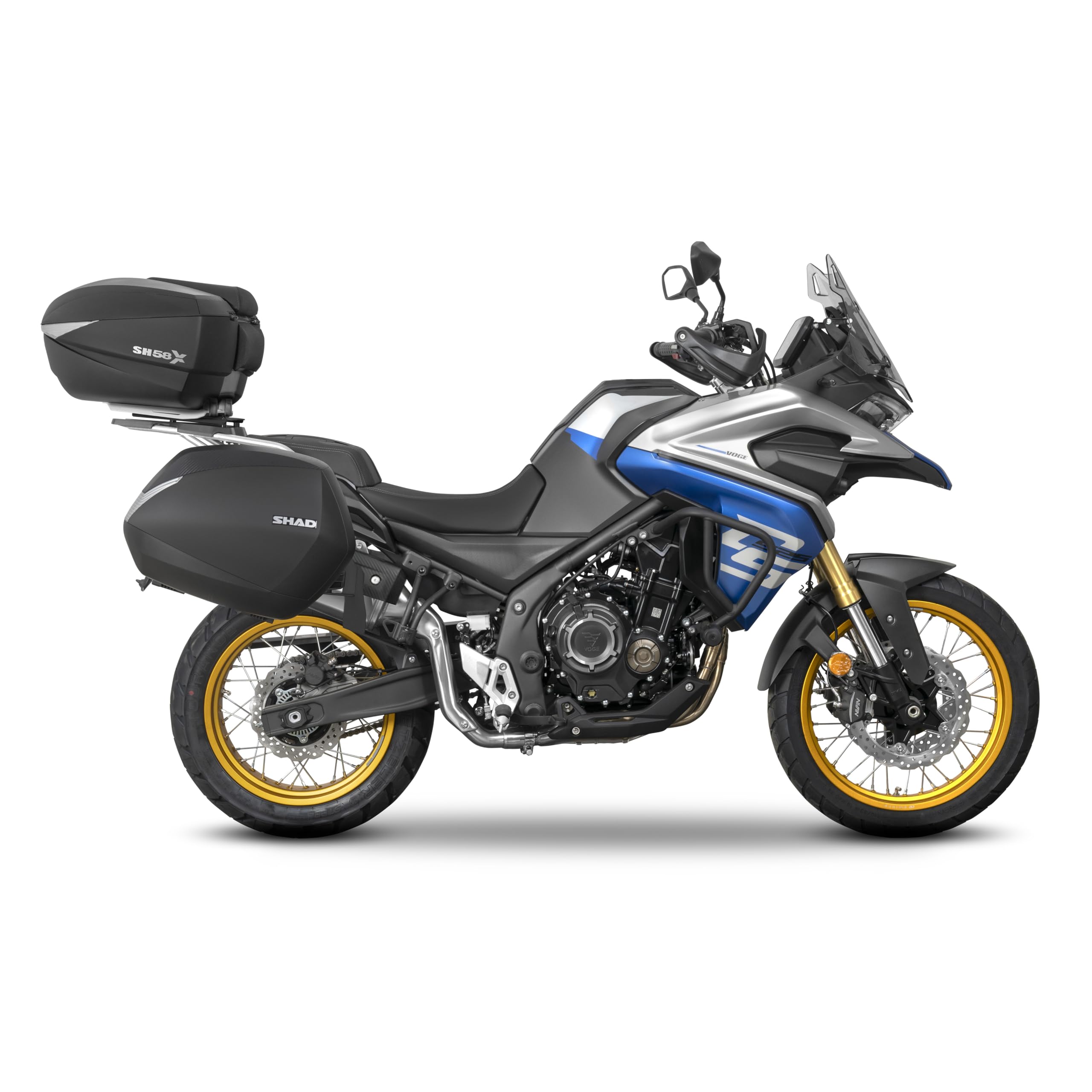 SHAD V0DS53ST - Puerta de Equipaje Trasera para Moto, Color Negro