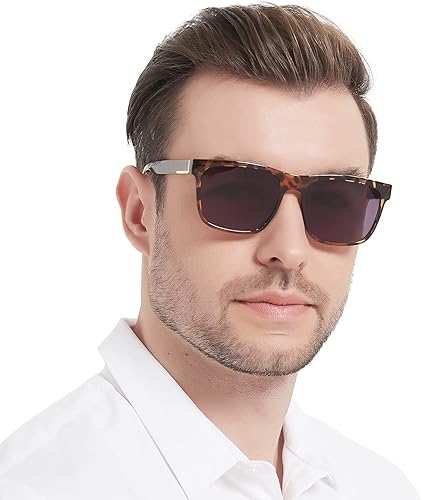 Miniatura 1 de OCCI CHIARI Gafas de sol de lectura grandes para hombre, lectores de sol vintage, lector completo de lentes 1.0 1.25 1.5 1.75 2.0 2.25 2.5 2.75 3.0