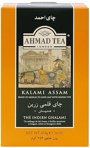 Ahmad Tea London Kalami Assam - Té suelto, 16 onzas