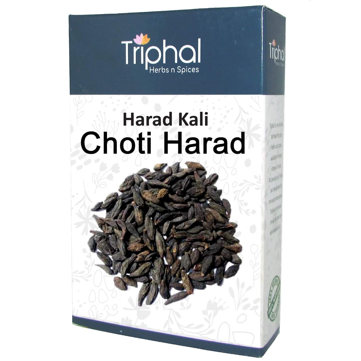 TRIPHAL Black Harad Kali Harad Choti Harad Powder 200 Grams