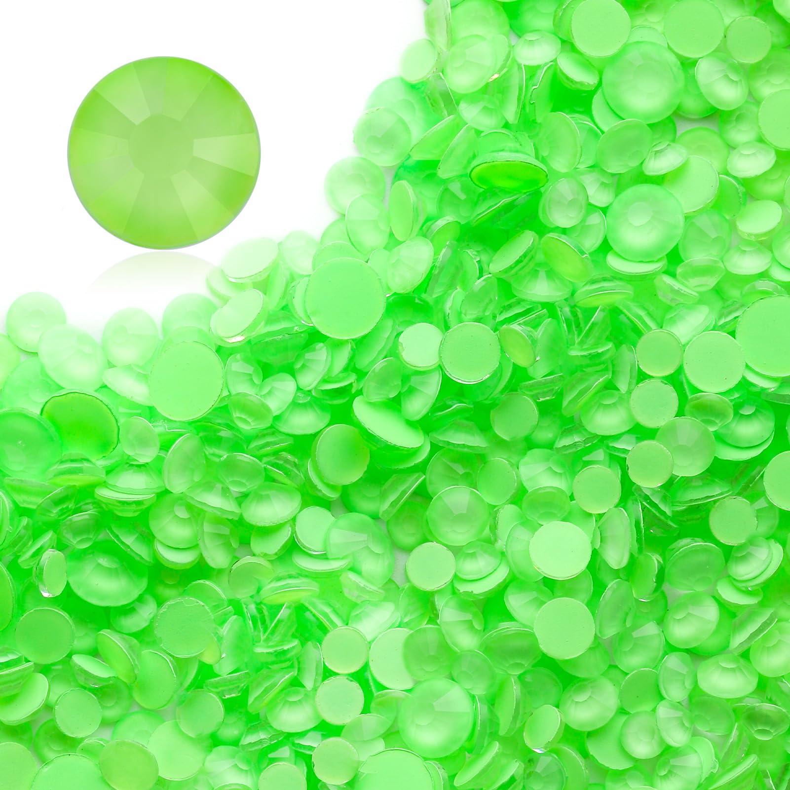 1440PCS Mocha Lt.Green SS12 Flatback Rhinestones(2.9-3.0mm)