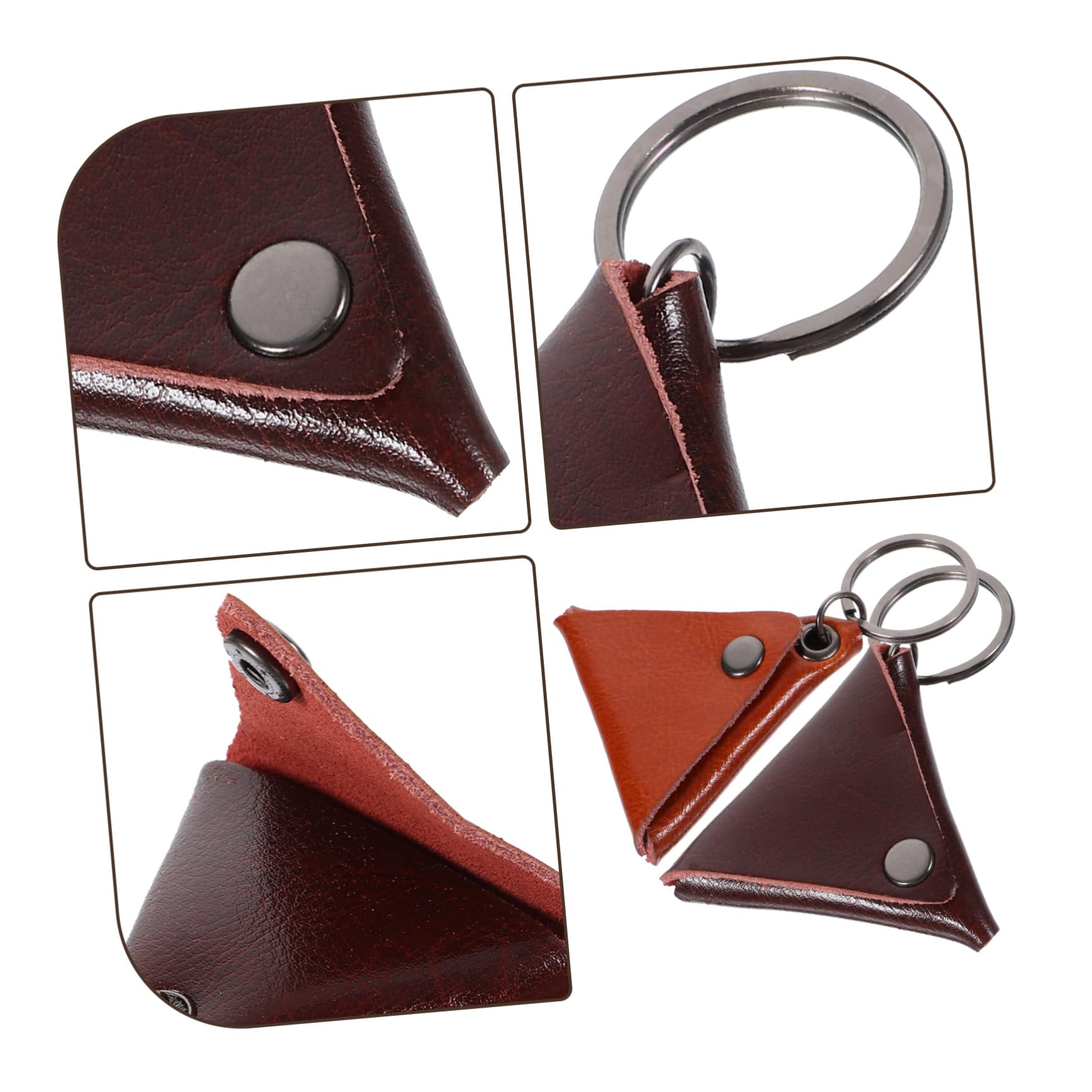 SWOOMEY 2pcs Durable Guitar Pick Holder Keychains with Unique Design Portable Picks Organizer for Musicians for Outdoors and Everyday Use