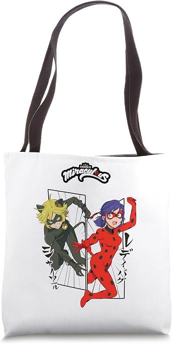 Miraculous Ladybug Cat Noir Manga 2 Tote Bag
