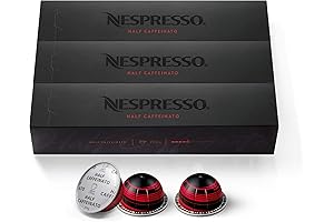 Half Caffeinated Nespresso Vertuo Capsules: Perfect Mild Roast for Decaf Delight