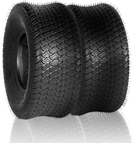 Miniatura 10 de Motorhot Juego de 2 neumáticos para cortacésped de césped de 18 x 9.5-8 189.5-8 4PR para carrito de golf, tractor