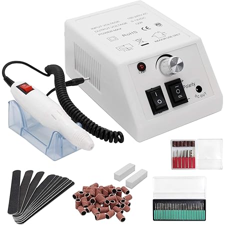 Riossad Elektrisch Nagelfraser Profi Elektrische Nagelfeile Manikure Pedikure Fraser Set Fur Diy Nagelstudio Nail Art Acrylnagel Gelnagel Kallus Entfernen Weiss Amazon De Beauty Kuehne Und Nagel Airfreight