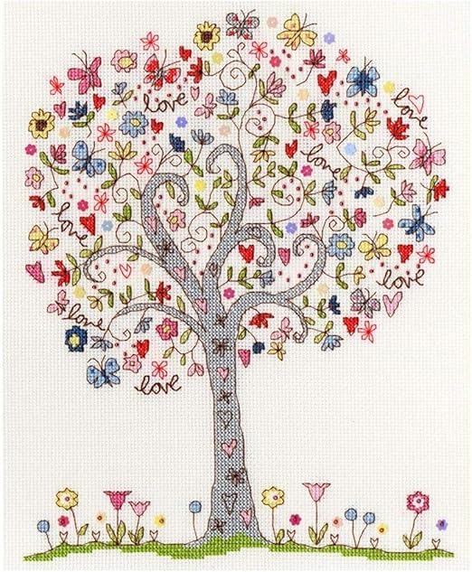 Cross Stitch Kit - Love Tree