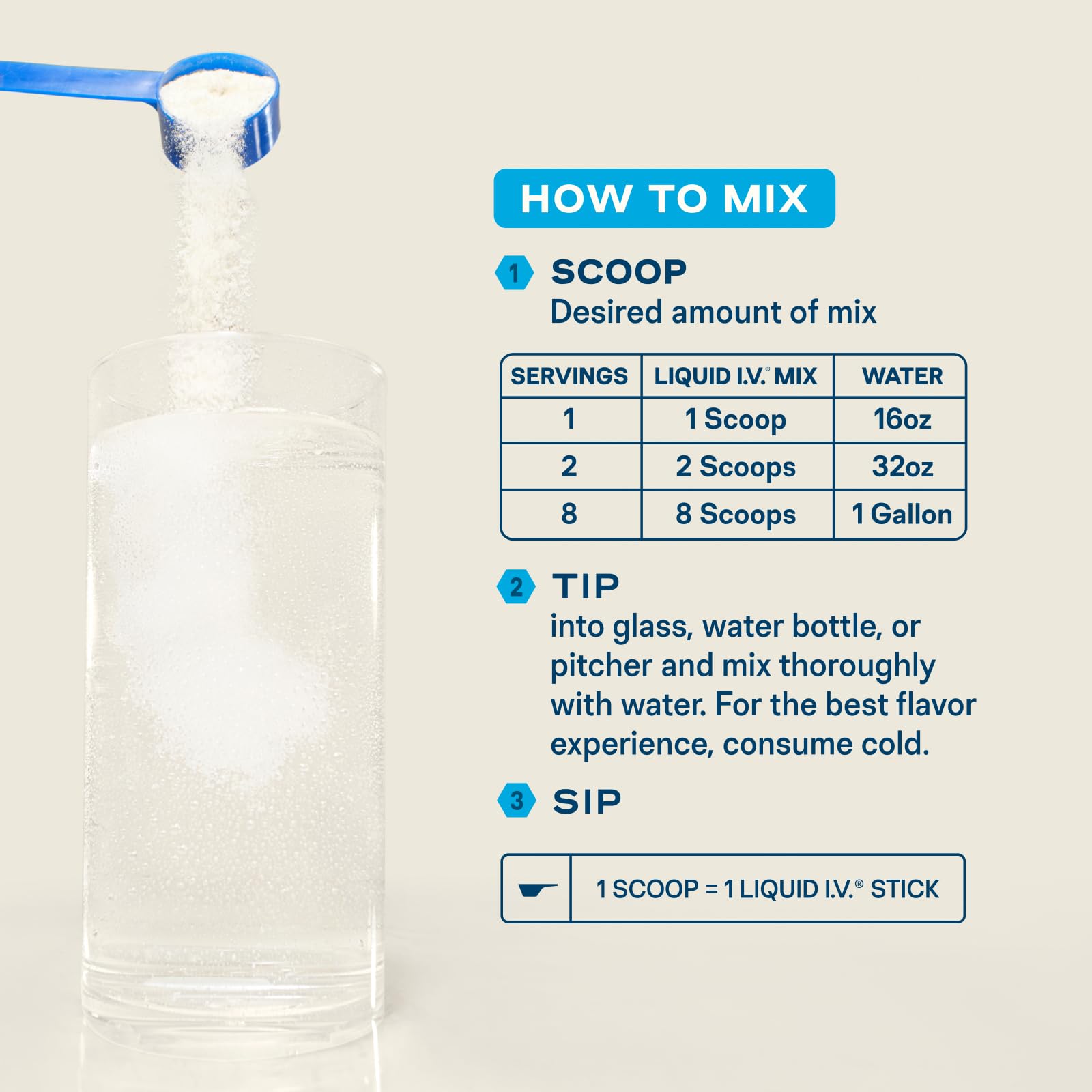 Liquid I.V.® Hydration Multiplier - Lemon Lime | Electrolyte Powder Drink Mix | 1 Tub (30 Servings) - 5