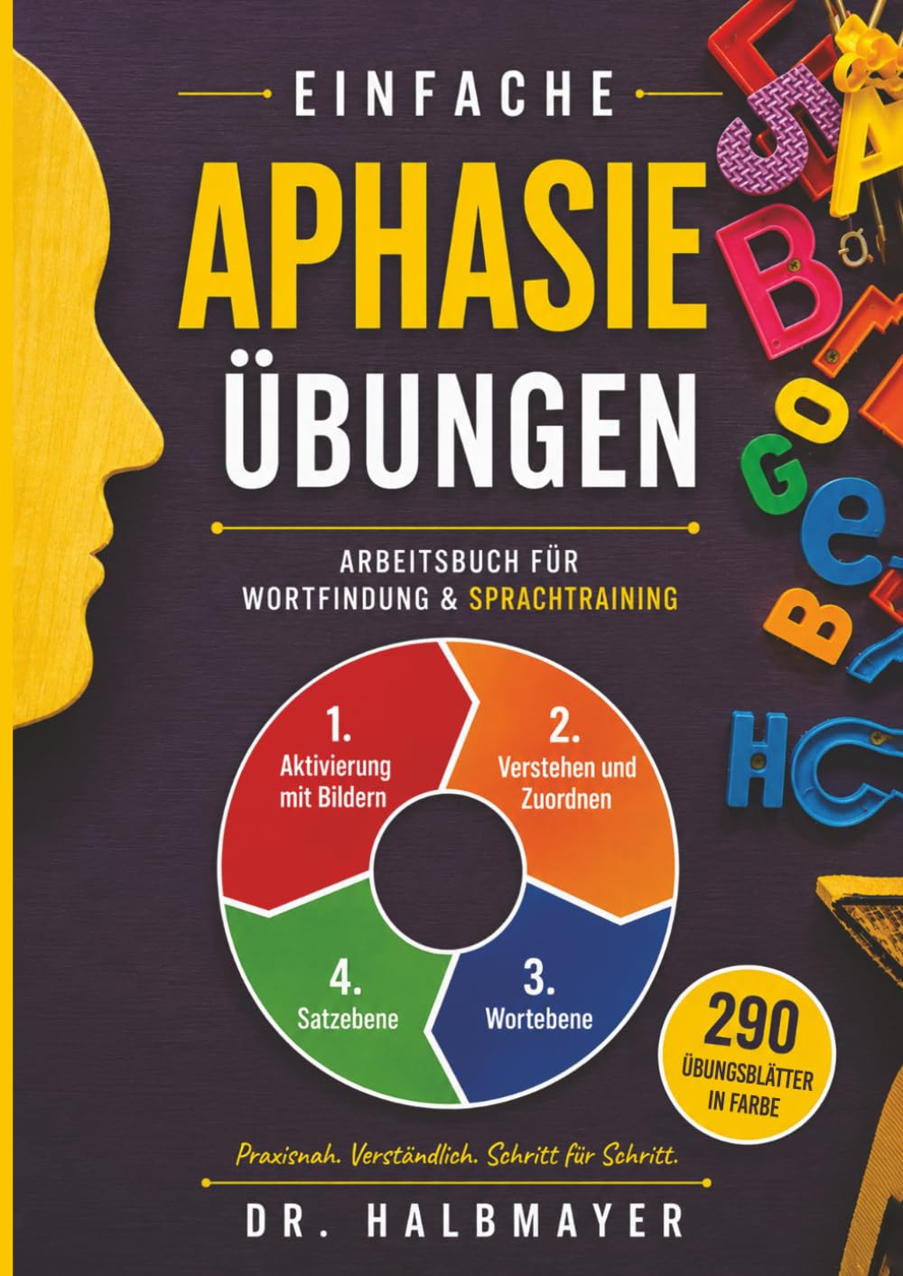 Einfache Aphasie Übungen: Arbeitsbuch für Wortfindung & Sprachtraining (Aphasie Trio)