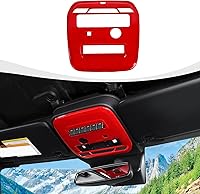 Vista 10 de Cubierta para panel de luz de lectura frontal Bronco compatible con accesorios interiores Ford Bronco 2021-2025, 2 puertas, 4 puertas, color naranja