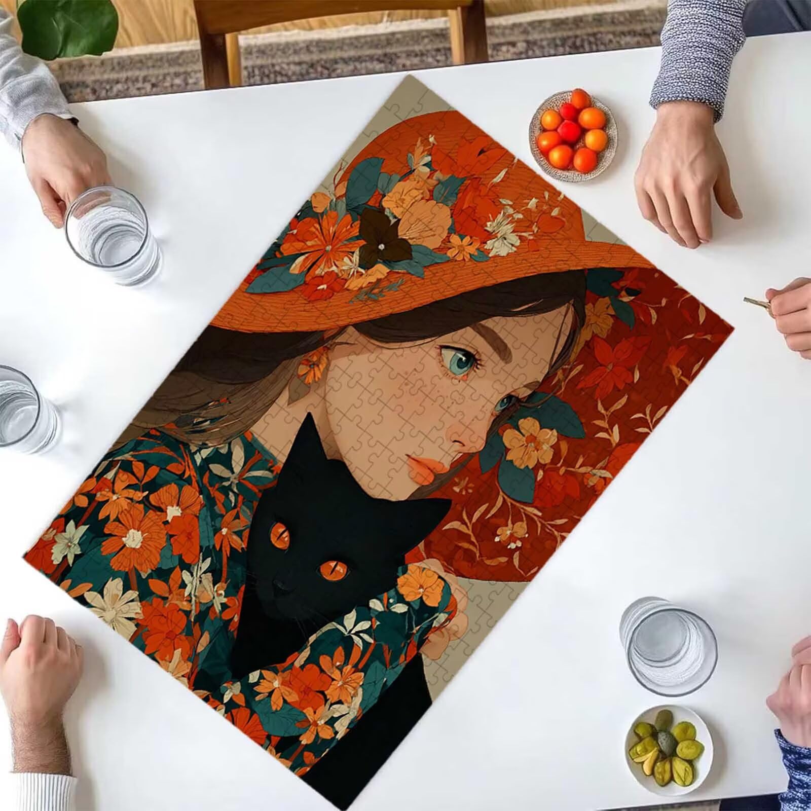 Puzzle dla dorosłych, 1500 puzzli dla dorosłych, gra edukacyjna, wyzwanie, zabawka, 1500 elementów, jako prezent i dekoracja ścienna, 87 x 57 cm, PjY8581 G-T