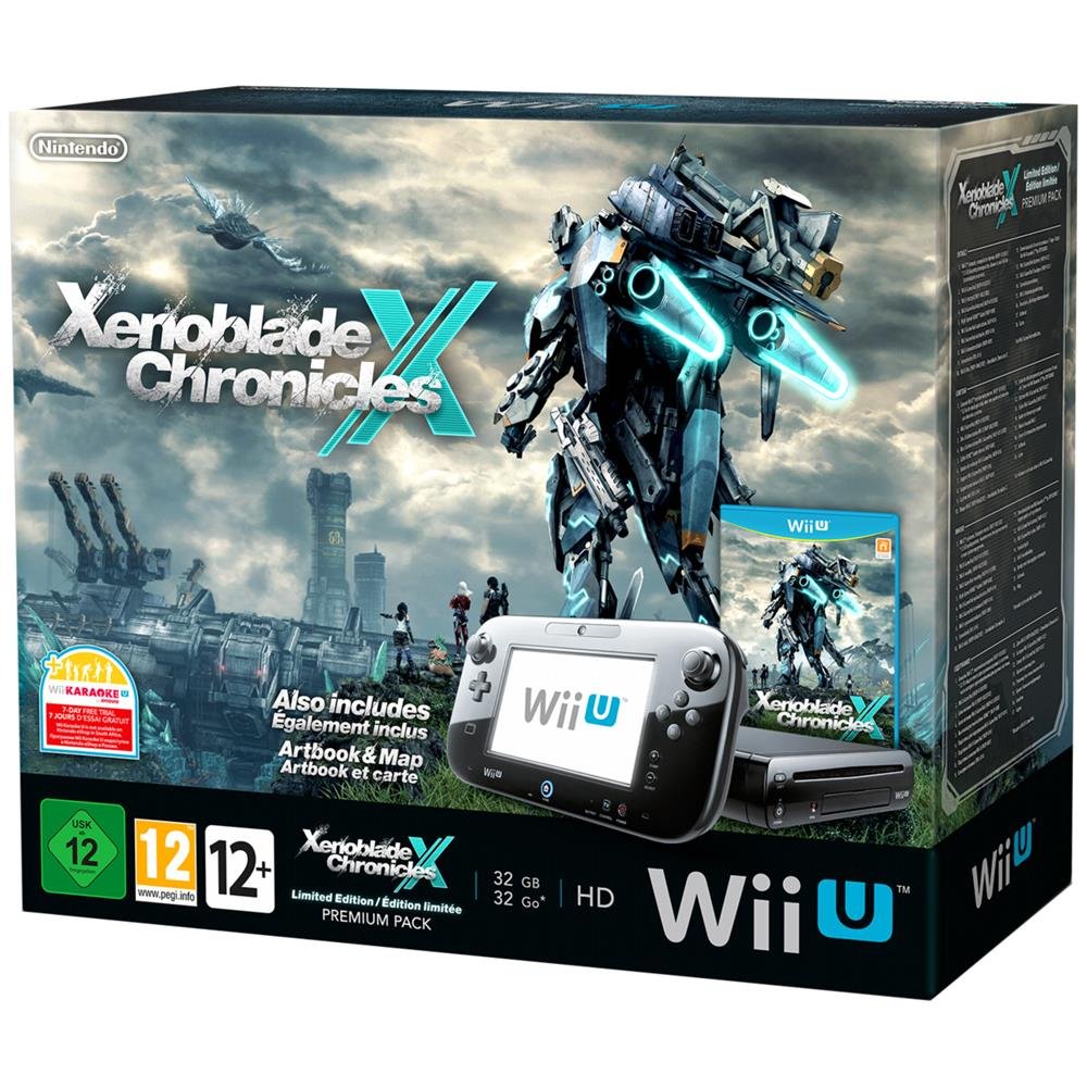Console Nintendo Wii U 32 Go noire + Xenoblade Chronicles X