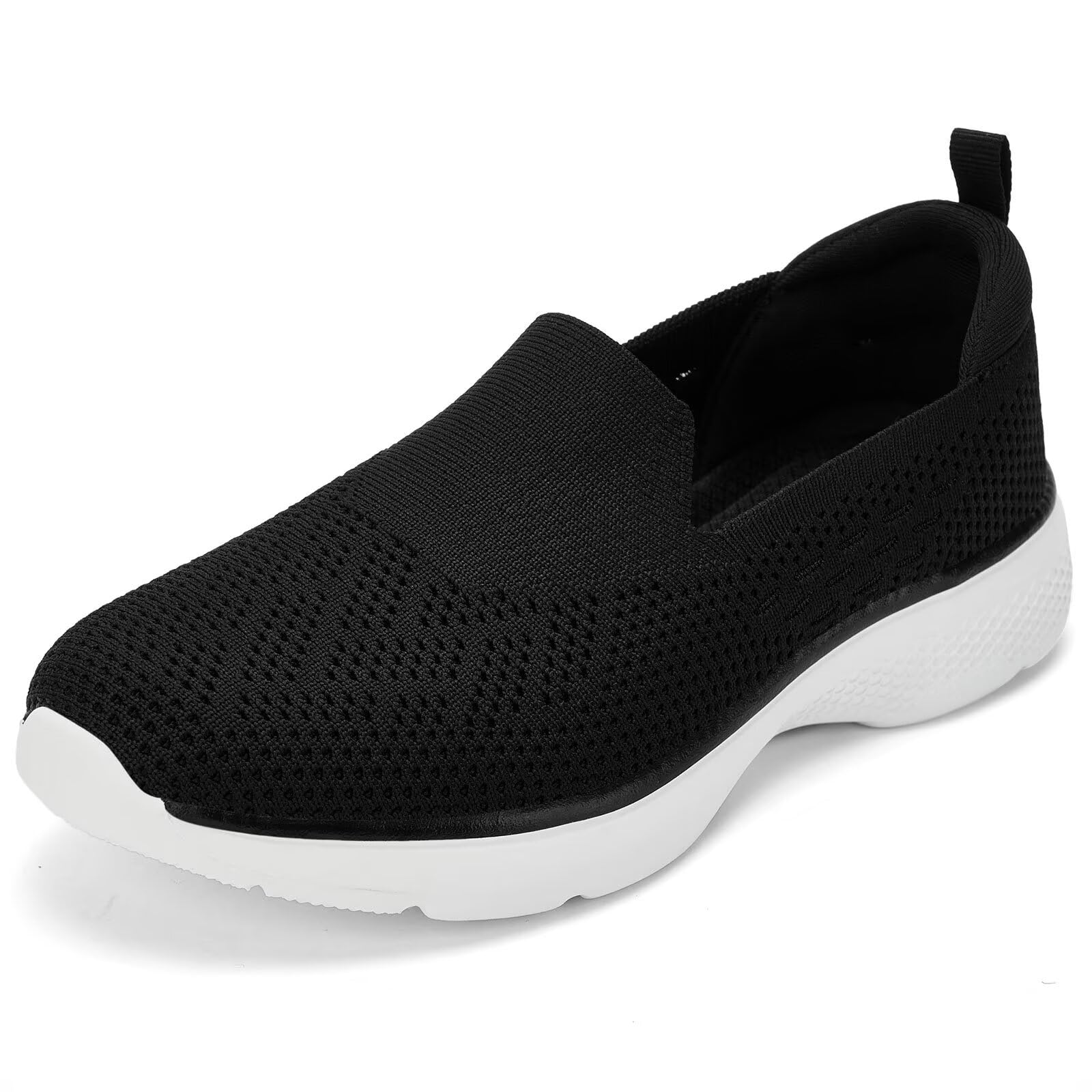Puxome Damen Sneaker Slip On Atmungsaktive Bequeme Sportschuhe Walking Fitness Freizeit Schuhe