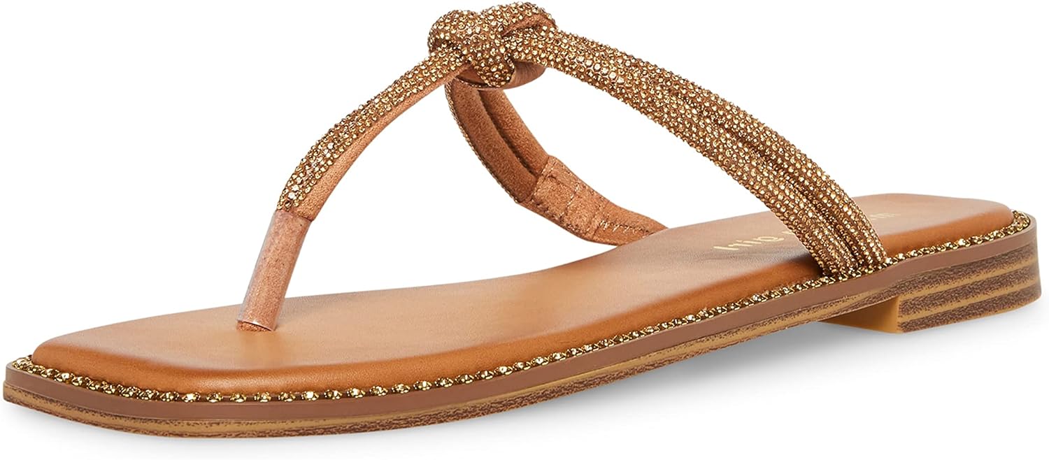 Madden Girl Women's Holis Sandal, Bronze Multi, 8.5
