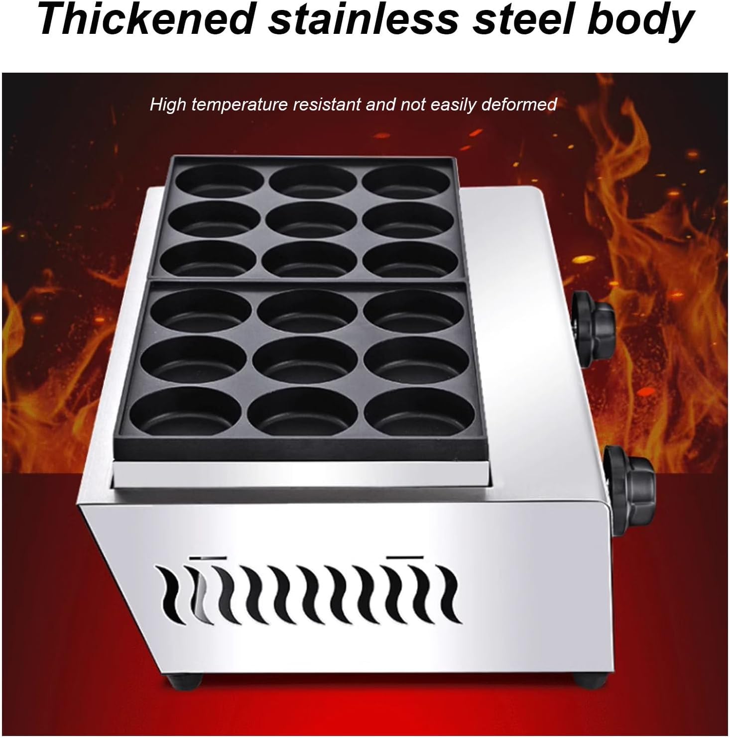 Egg Bite Maker, Hamburger Pressing Tool, 9-Cup Omelet Pan, 50-300℃ Safe Temperature Control Rapid Heating for Cooking Healthy Fried Eggs Burger Omelette