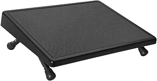 Wedo EDV - Reposapiés regulable, color negro