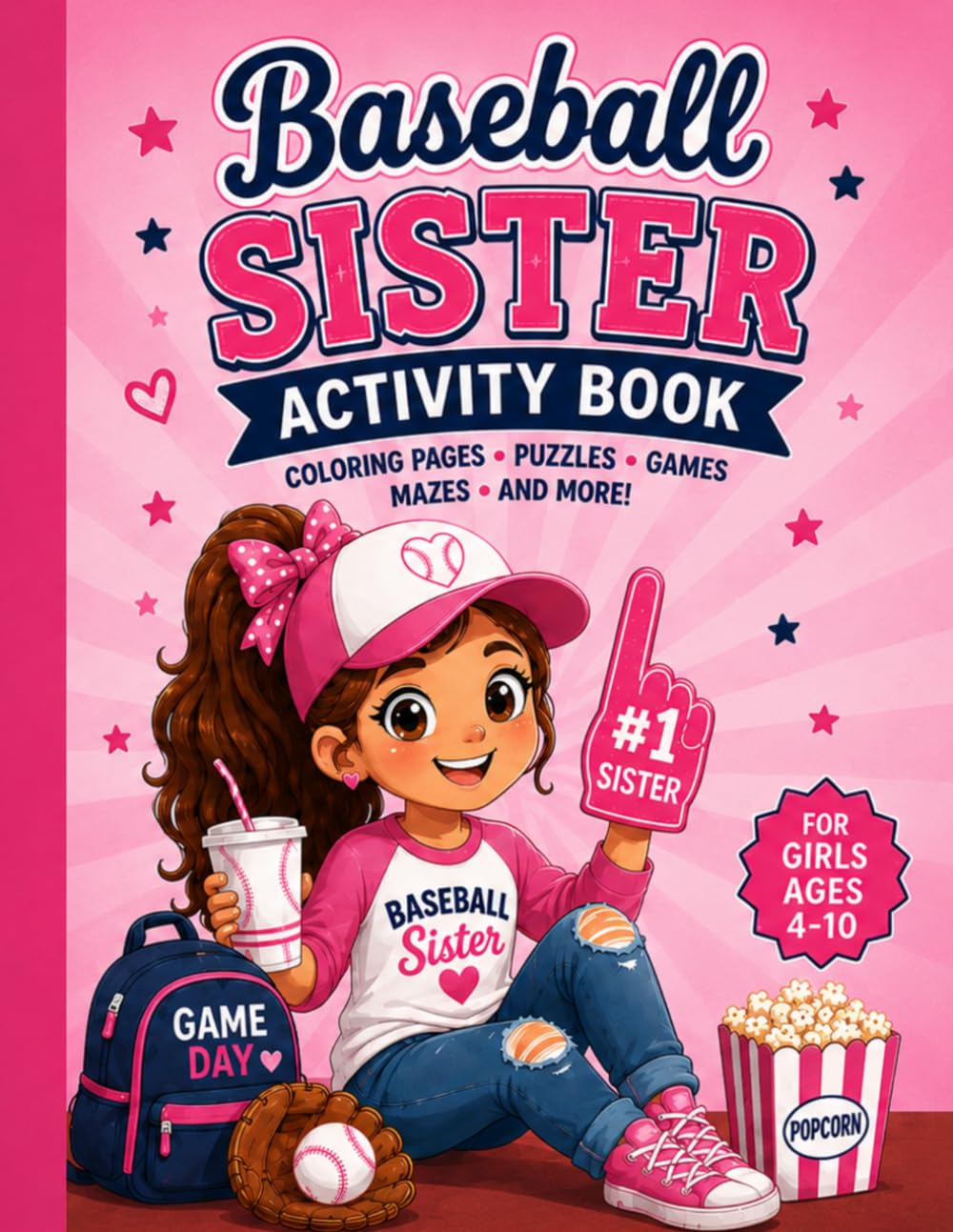 Baseball Sister Activity Book