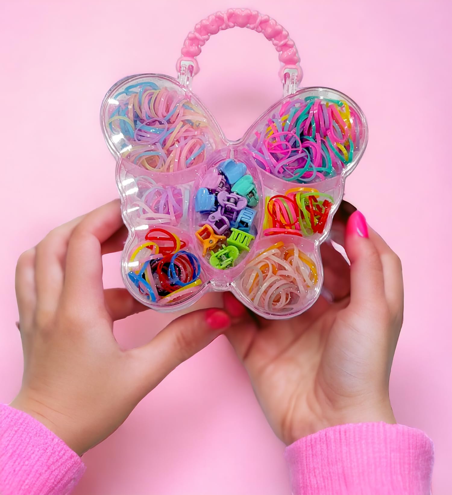 Elegant Butterfly Set Of Hair Accesories Hair Clips For Baby Girls Kids Hair Rubber Band For Toddlers Gift Set For Girls Beautiful Birthday Gift (Fancy Butterfly 1) (B0CR6P436W) Amazon Price History, Amazon Price Tracker