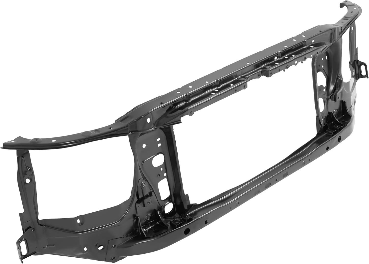Radiator Support Compatible with 2005-2015 Toyota Tacoma X-Runner TRD Pro Replacement for 5320104090 TO1225252 Radiator Core Mount Support Assembly Electrophoresis Steel Primed Black